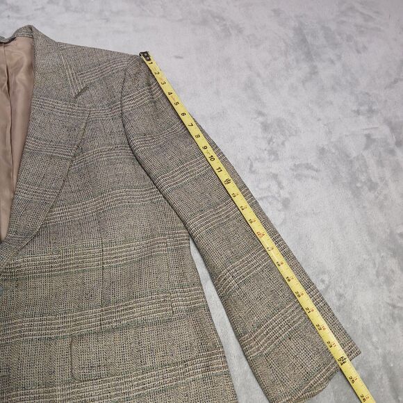 Bill Blass Mens Silk Blazer (Fits 44R) Classic USA Made Vintage 80s Sport Coat - Picture 11 of 11